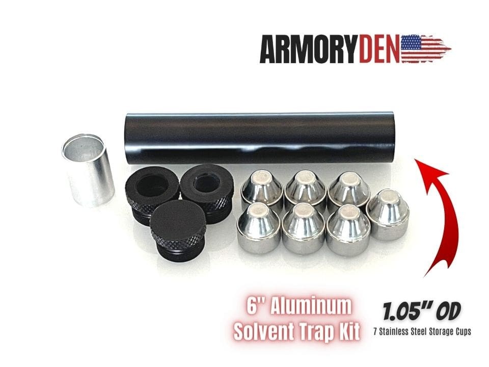 6&quot;or 7&quot; Aluminum Solvent Trap Tube Kit 1.05&quot; OD - Armory Den